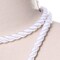 1 Yard 7mm White Silky Satin Cord Rope Trim for Curtains Sewing and Crafts
